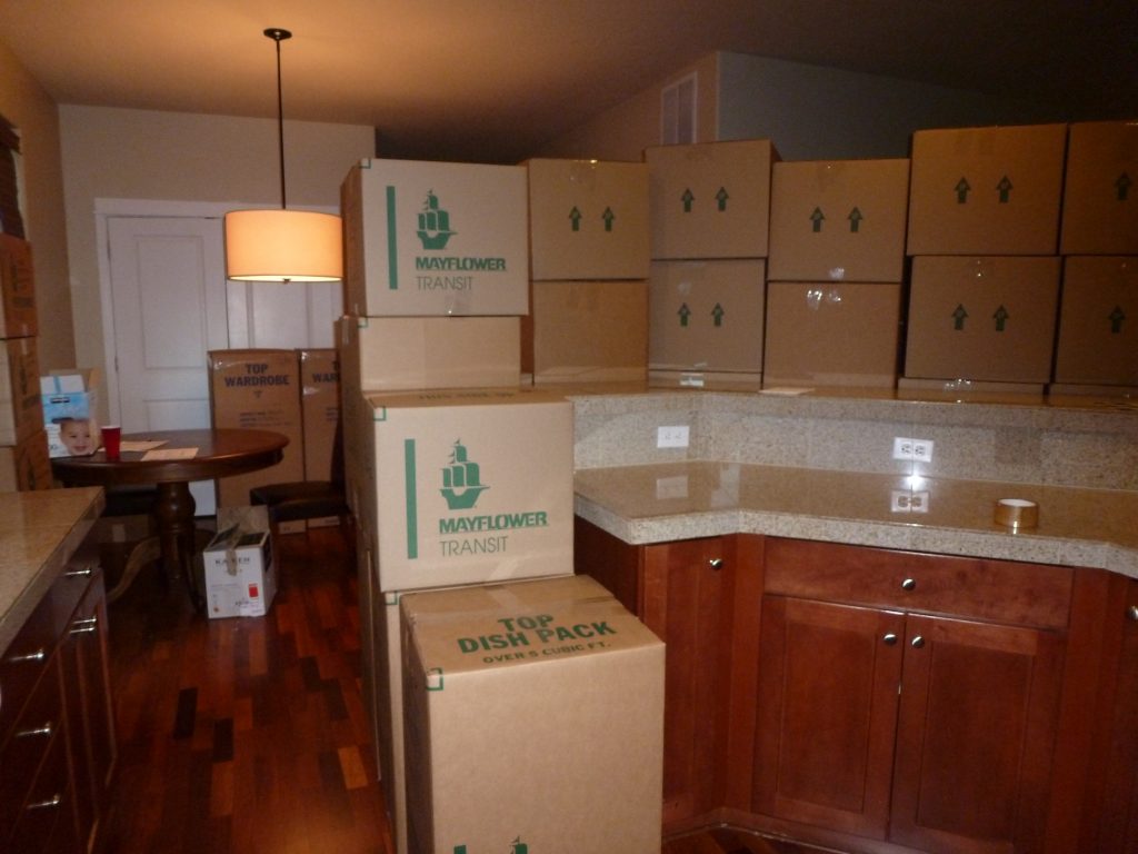 Moving into new house